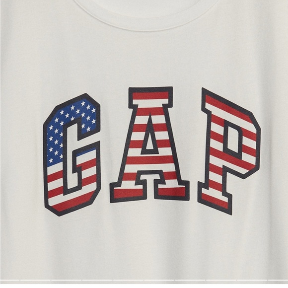 NWT GAP Favorite Graphic T-Shirt COLOR USA LOGO SIZE LARGE - Picture 3 of 6